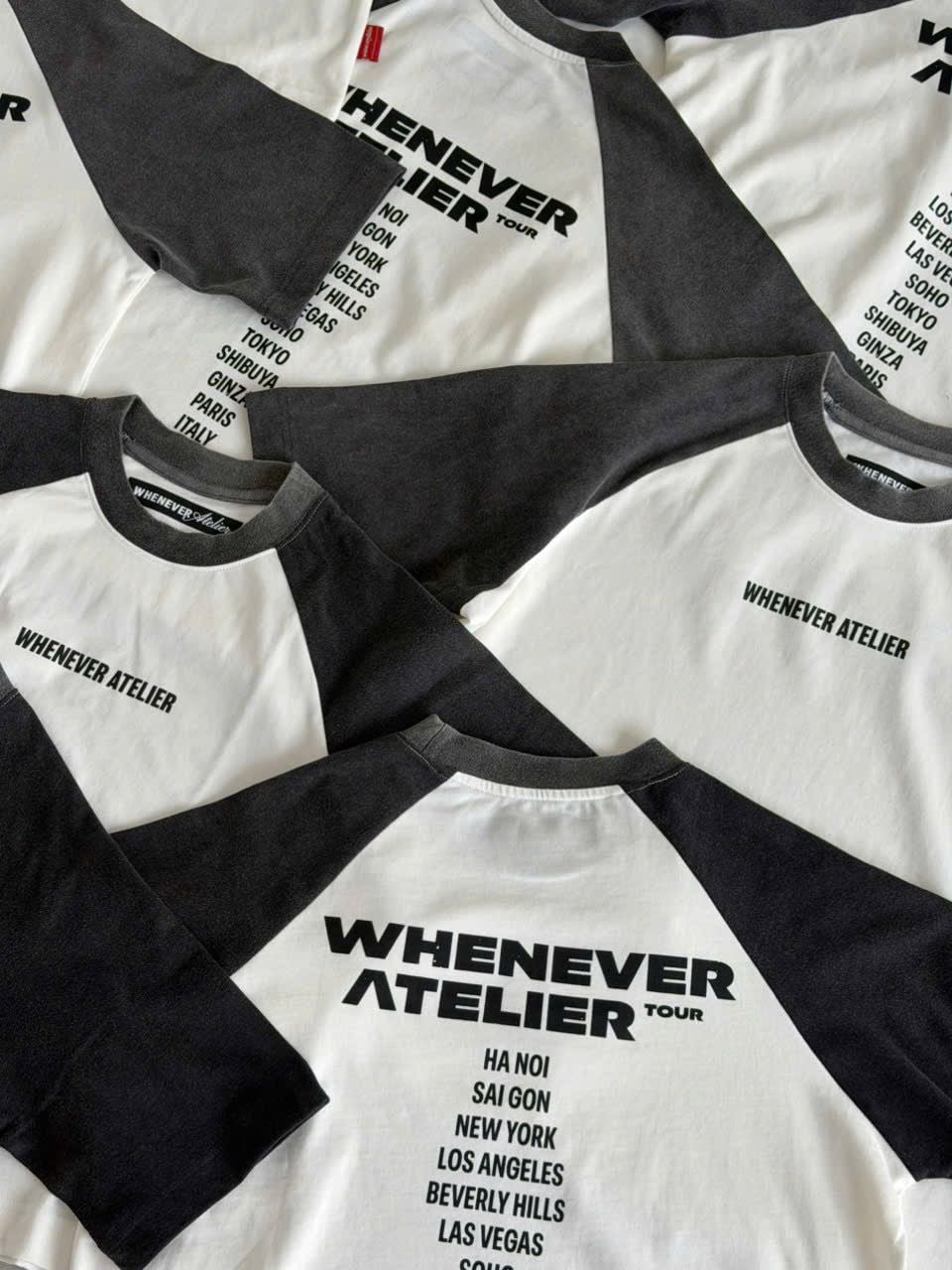 ÁO “WHENEVER” WORLD TOUR RAGLAN T-SHIRT
