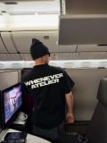 ÁO "WHENEVER" LOGO SS26 T-SHIRT / BLACK