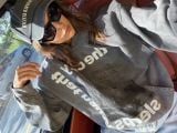 ÁO KHOÁC "WHENEVER" CITY NEVER SLEEPS WASHED HOODIE/ VINTAGE GREY
