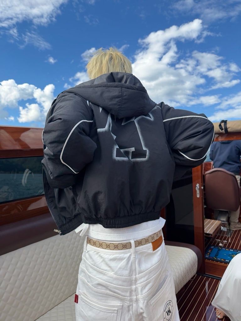 ÁO KHOÁC ''WHENEVER'' EMBROIDERED NYLON JACKET / BLACK