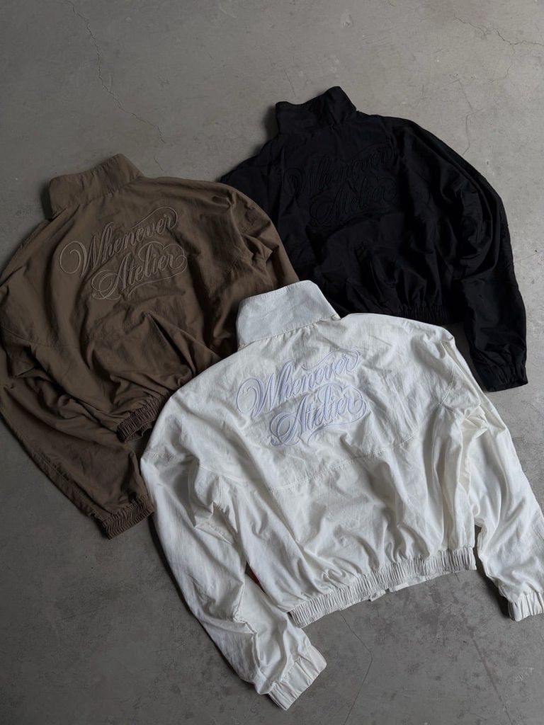 ÁO KHOÁC ''WHENEVER'' WINDBREAKER JACKET/ BEIGE