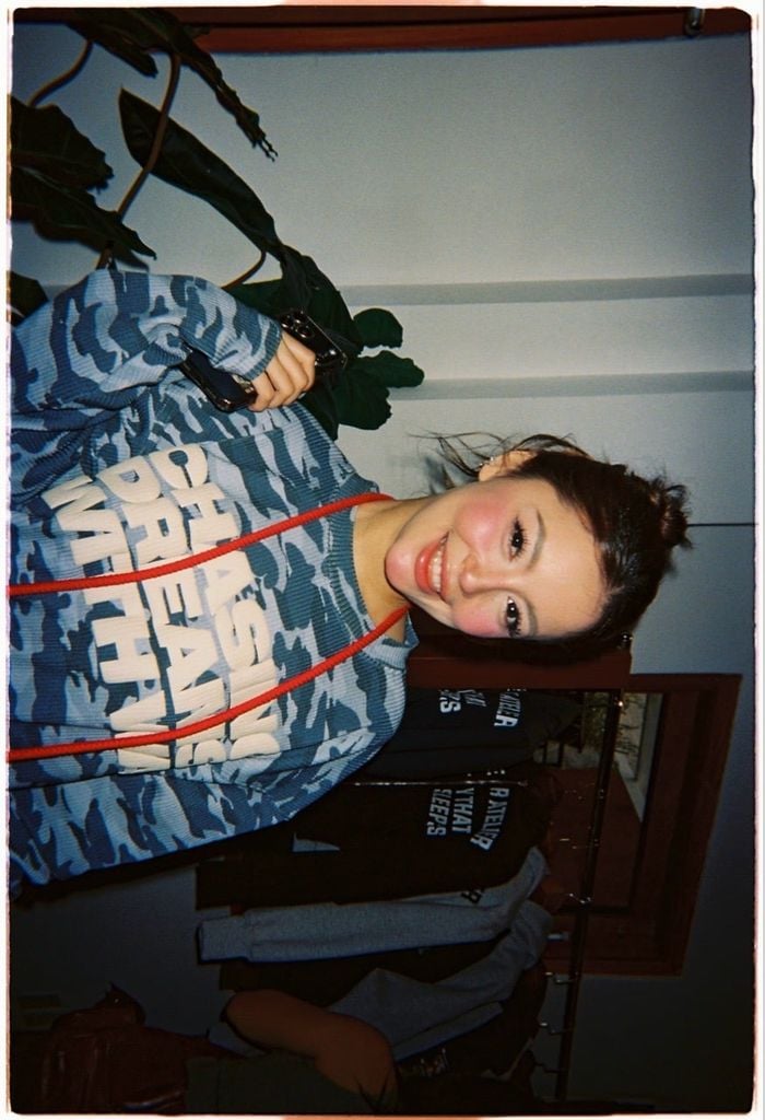 ÁO TAY DÀI  “WHENEVER” WAFFLE CAMO LONG SLEEVES / BLUE