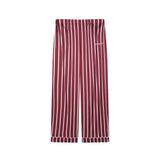 "WHENEVER" BỘ ÁO VÀ QUẦN DÀI SATIN LONG PAJAMA SHIRT + PANTS / RED