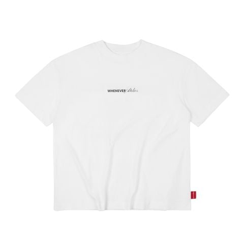 “WHENEVER“ CLOUDLINE T-SHIRT / WHITE