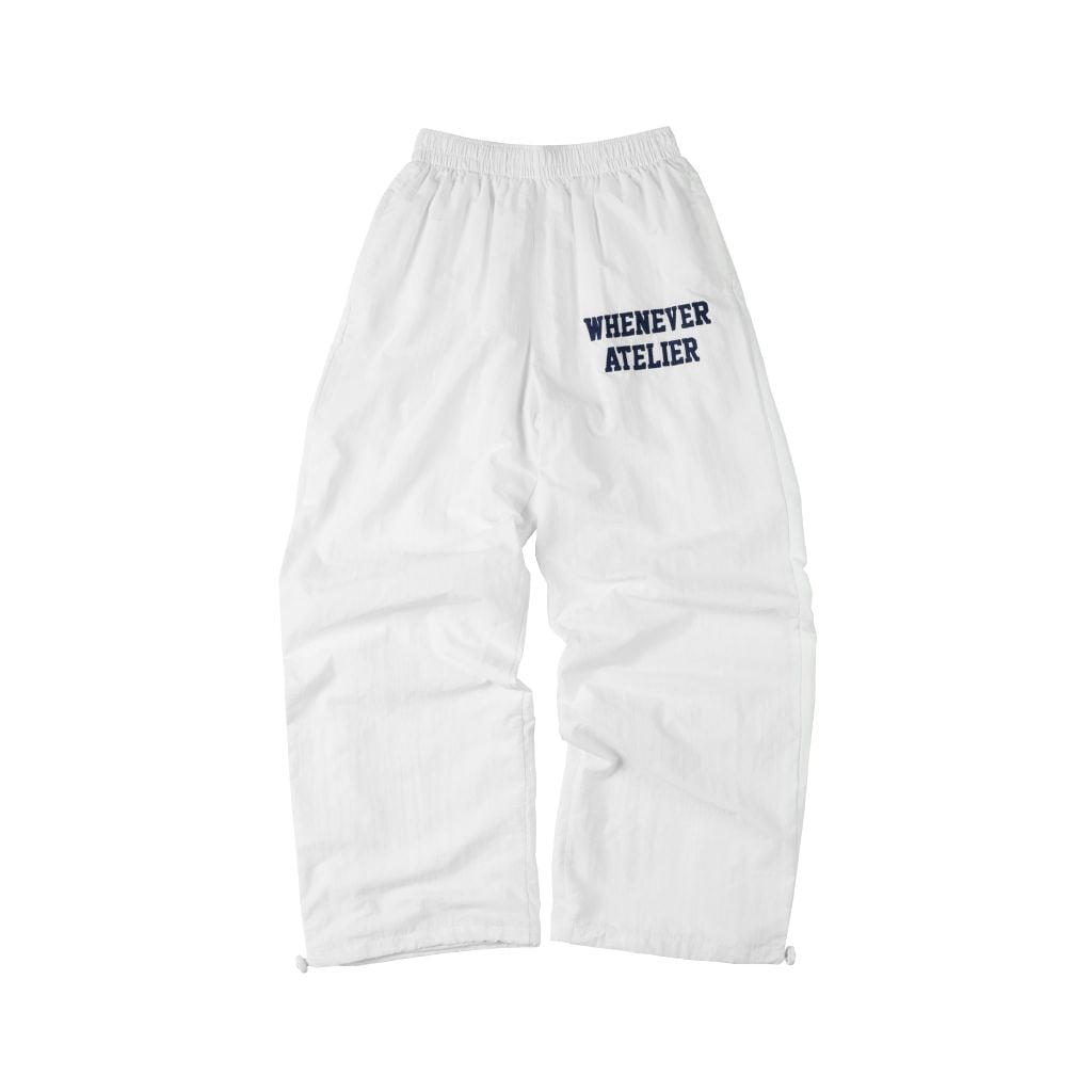 QUẦN DÀI “WHENEVER” SS26 BASIC NYLON PANTS / WHITE