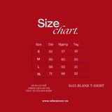 "WHENEVER" SS25 BLANK T-SHIRT / DARK BROWN