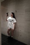 "WHENEVER" BASIC SPORTS SHORTS / WHITE