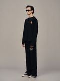 ÁO “WHENEVER” LITTLE BEAR LONGSLEEVES T-SHIRT / BLACK