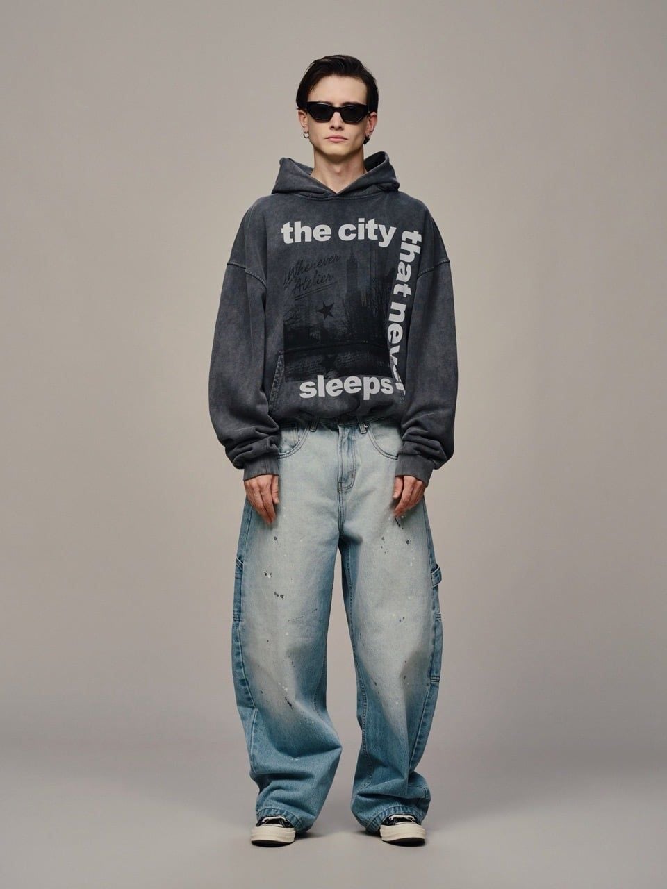 QUẦN DÀI “WHENEVER” ATELIER MARKS DENIM / WASH BLUE