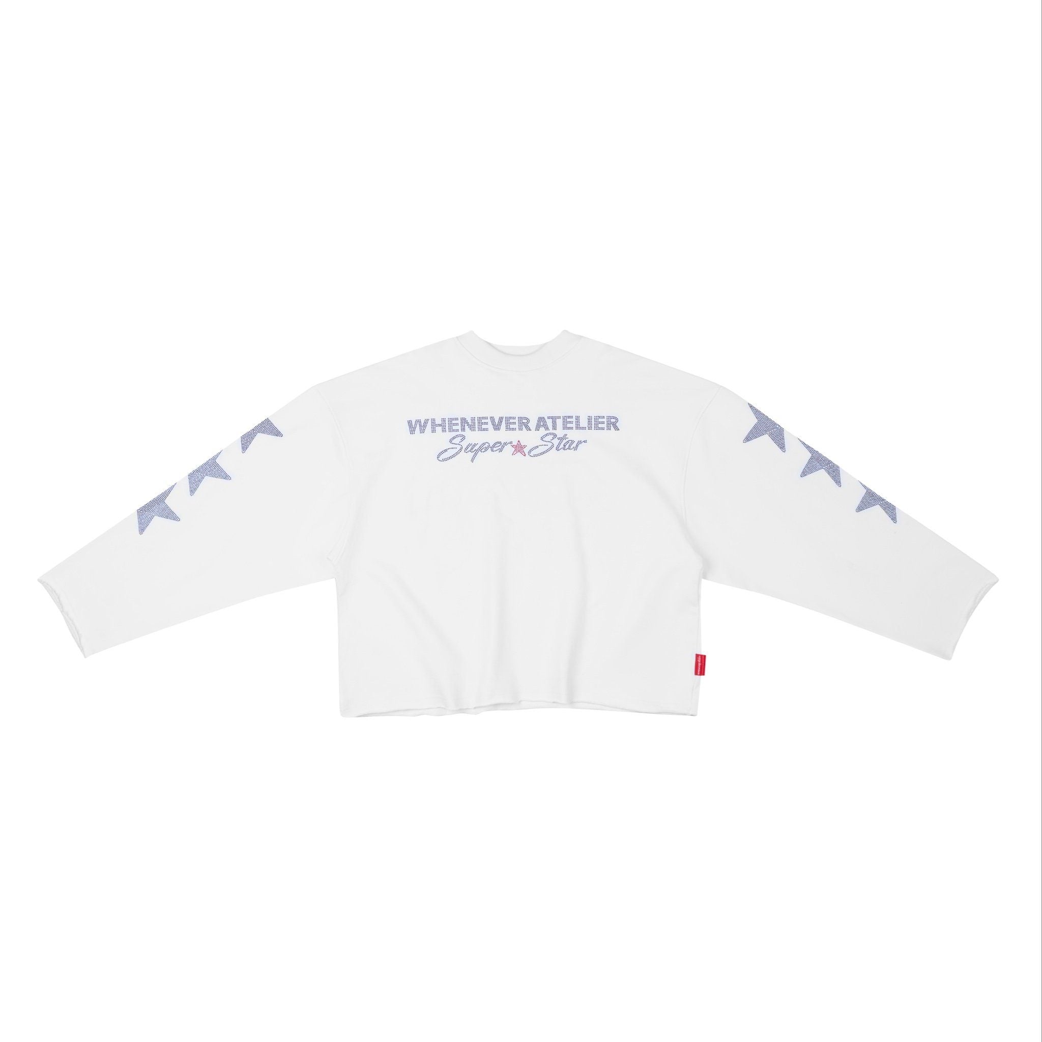 “WHENEVER” SUPER STAR LONGSLEEVE T-SHIRT / WHITE
