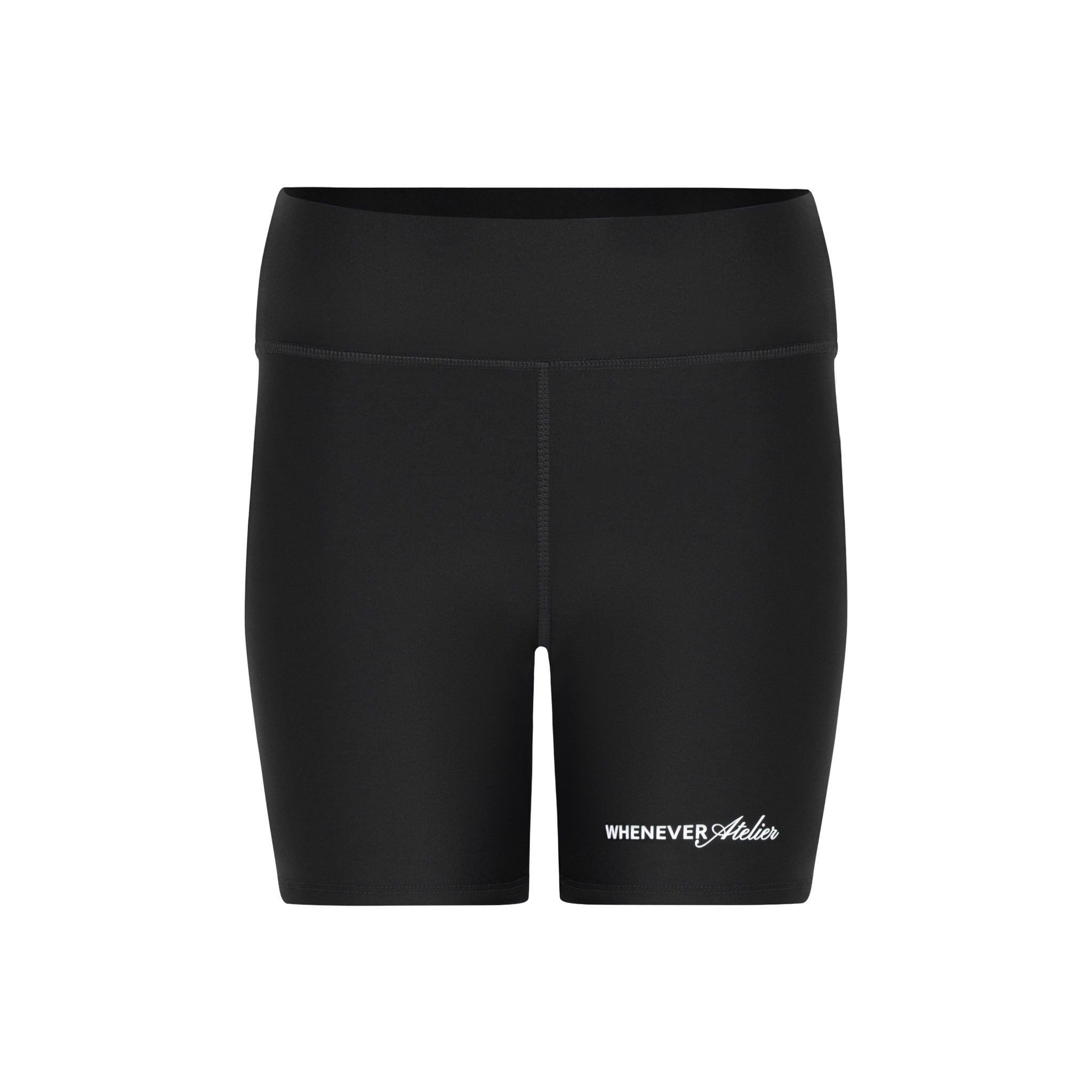 "WHENEVER" BASIC SPORTS SHORTS / BLACK