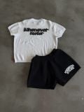 QUẦN DỆT KIM "WHENEVER" BASIC LOGO KNIT SHORTS / BLACK