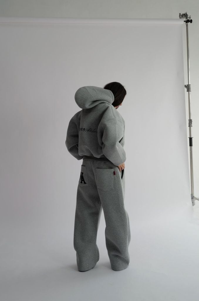“WHENEVER” ATELIER ORIGIN HOODIE / PREMIUM GREY