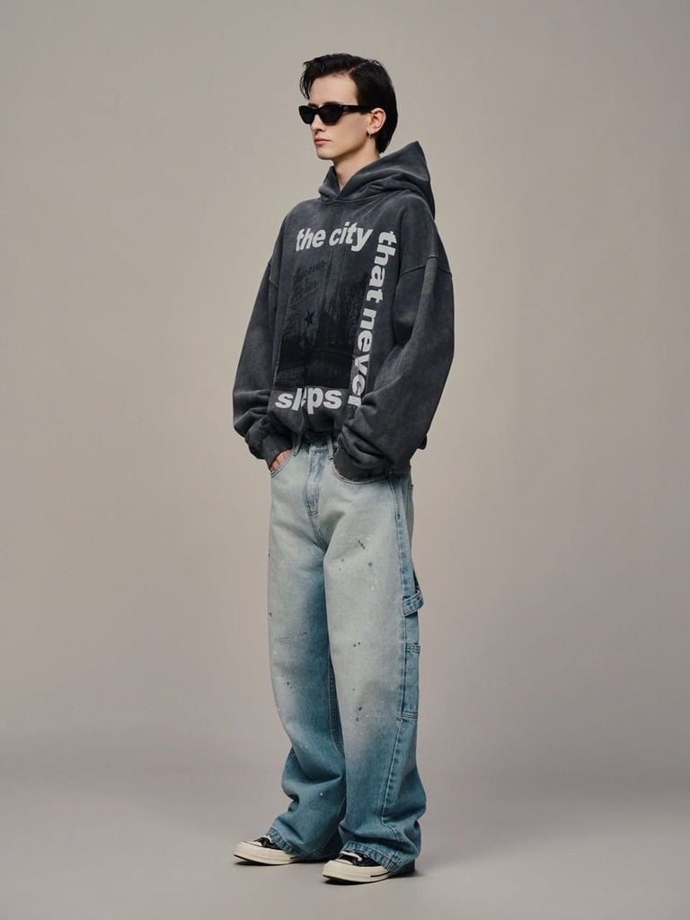 QUẦN DÀI “WHENEVER” ATELIER MARKS DENIM / WASH BLUE
