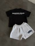 QUẦN DỆT KIM "WHENEVER" BASIC LOGO KNIT SHORTS / WHITE