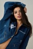 ÁO KHOÁC "WHENEVER" PAINTED JACKET / NAVY