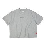 “WHENEVER” NY BASIC T-SHIRT / GREY NAVY