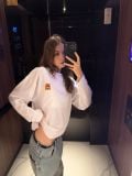 ÁO “WHENEVER” LITTLE BEAR LONGSLEEVES T-SHIRT / WHITE