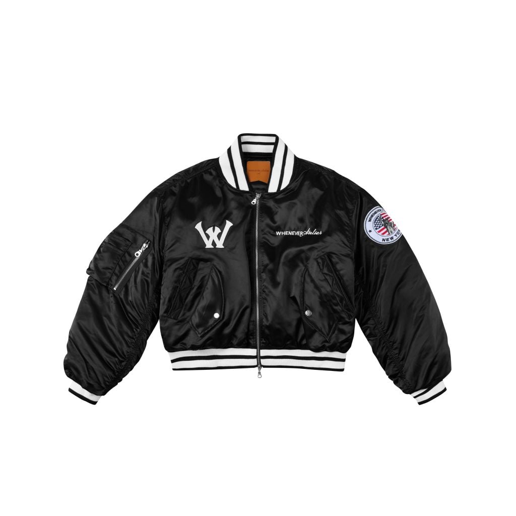 “WHENEVER” NEW YORK BOMBER / BLACK