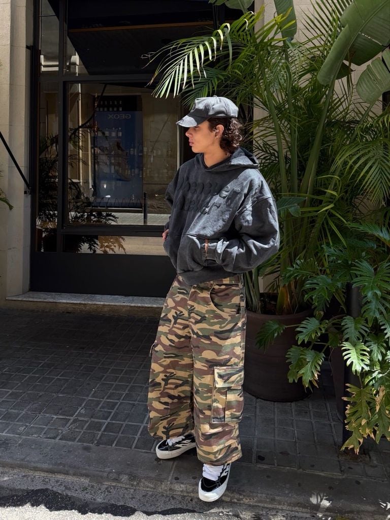 QUẦN “WHENEVER” CROC CAMO BAGGY SHORTS