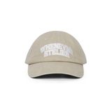 “WHENEVER” WASHED DENIM HAT / CREAM