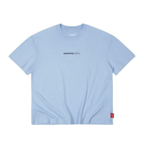 “WHENEVER“ CLOUDLINE T-SHIRT / SKY BLUE