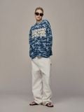 ÁO TAY DÀI  “WHENEVER” WAFFLE CAMO LONG SLEEVES / BLUE