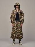 Áo khoác "WHENEVER" EMBROIDERED CAMO HOODIE ZIP