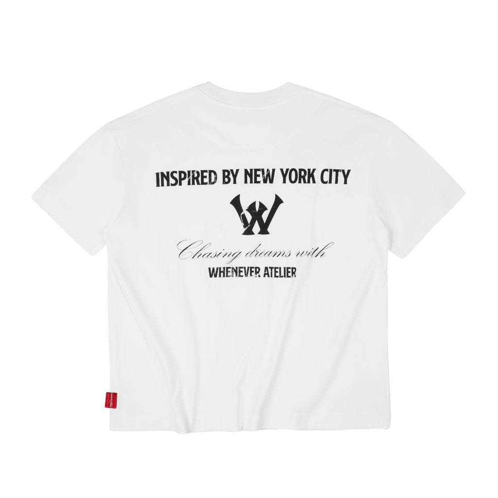 “WHENEVER“ CLOUDLINE T-SHIRT / WHITE