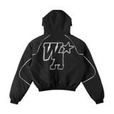 ÁO KHOÁC ''WHENEVER'' EMBROIDERED NYLON JACKET / BLACK