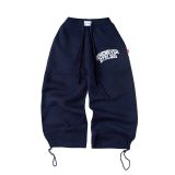 “WHENEVER” BASIC LOGO KNIT PANT PREMIUM VER 2 / NAVY