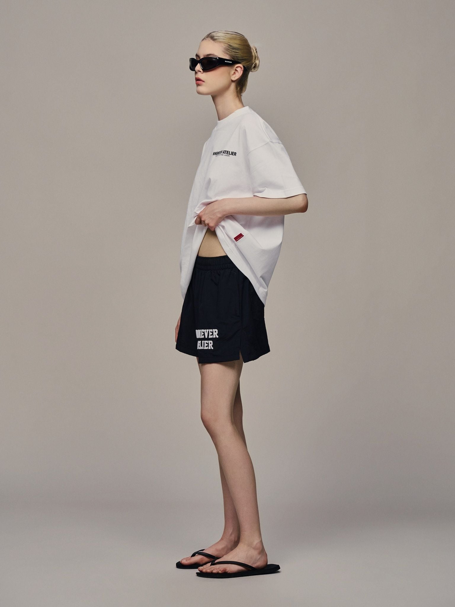 QUẦN NGẮN “WHENEVER” SS26 BASIC SHORTS / BLACK