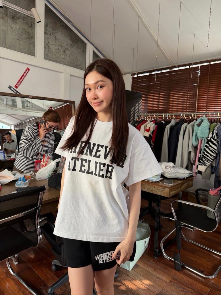 ÁO “WHENEVER” BASIC LOGO VER2 T-SHIRT / WHITE