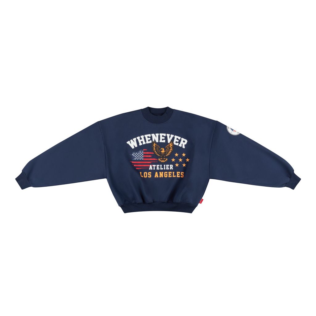 "WHENEVER" LA SWEATER / NAVY