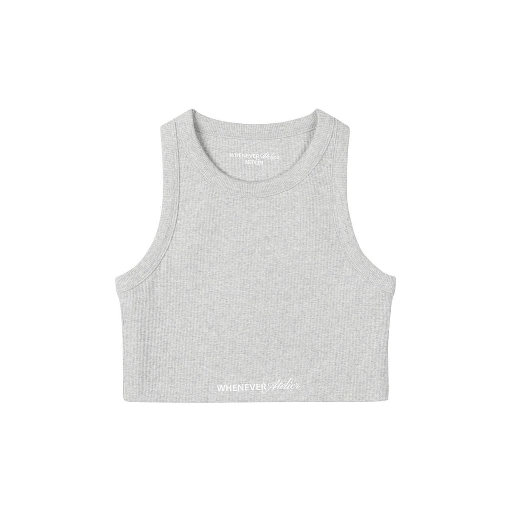 "WHENEVER" SOFT TANK TOP / GREY