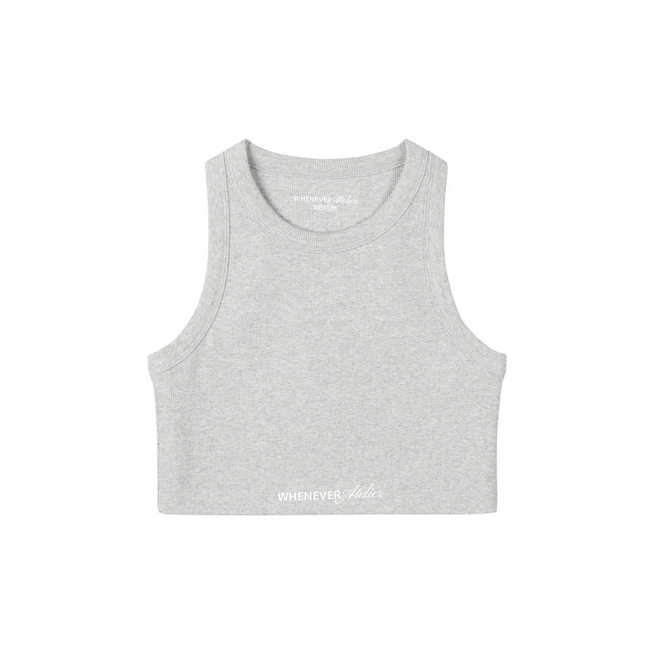 "WHENEVER" SOFT TANK TOP / GREY