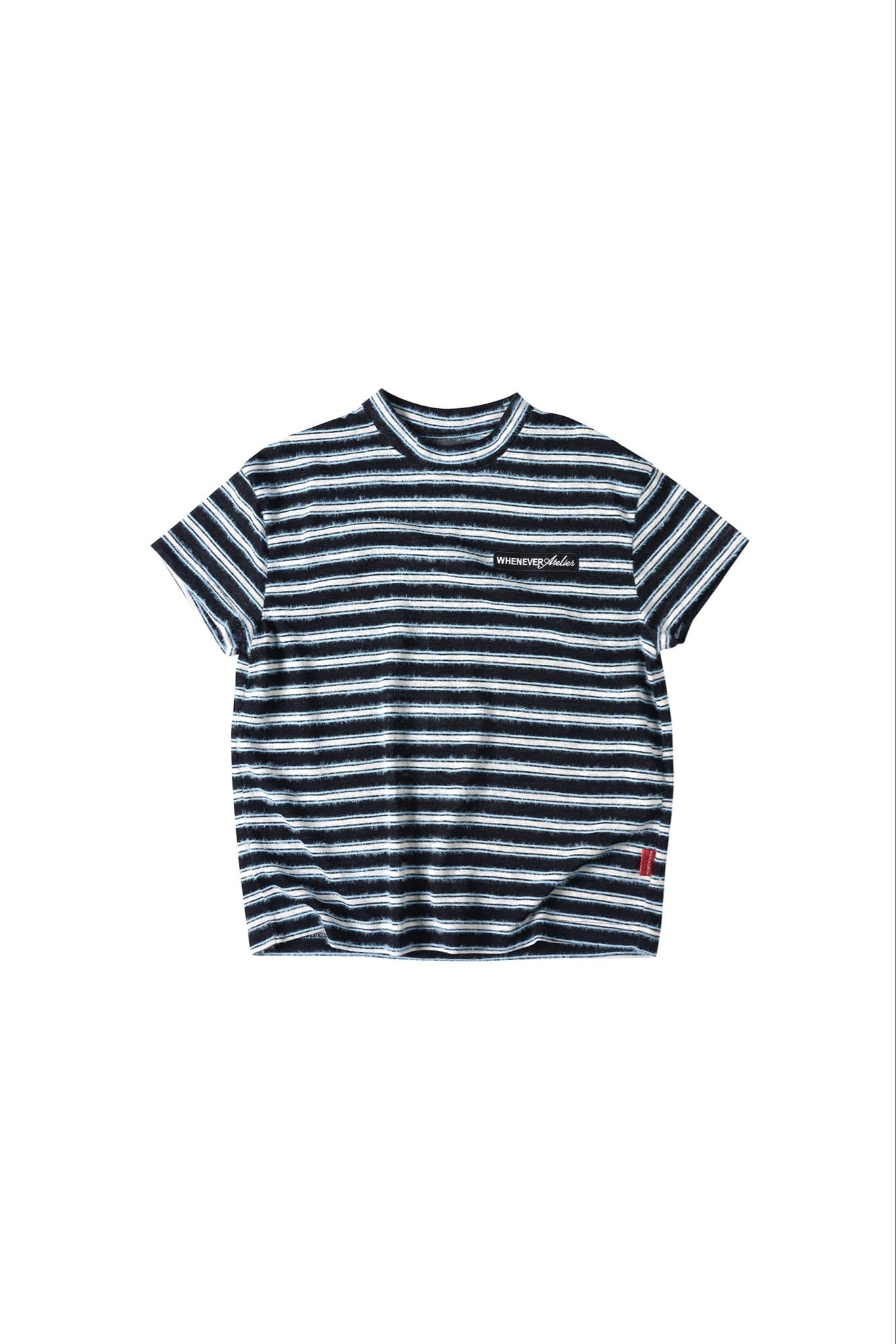ÁO TAY NGẮN "WHENEVER" EMBROIDERED LOGO 26 T-SHIRT/ BLACK