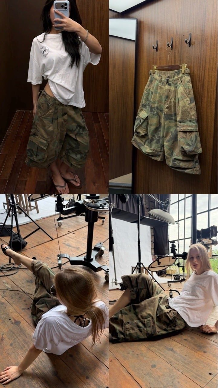 QUẦN “WHENEVER” BAGGY CAMO SHORTS