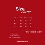“WHENEVER” NEW YORK EMBROIDERED LOGO T-SHIRT / RED