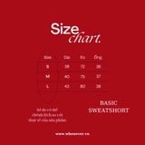 "WHENEVER" BASIC SWEATSHORTS SS25 / BROWN