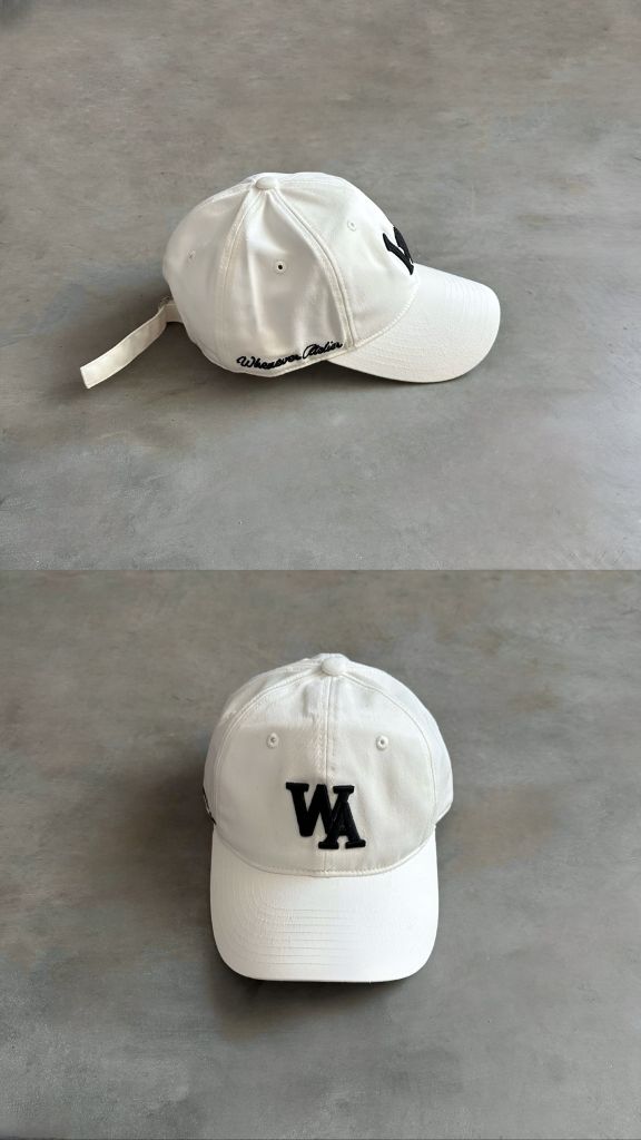 WHENEVER WA BALLPARK HAT / WHITE