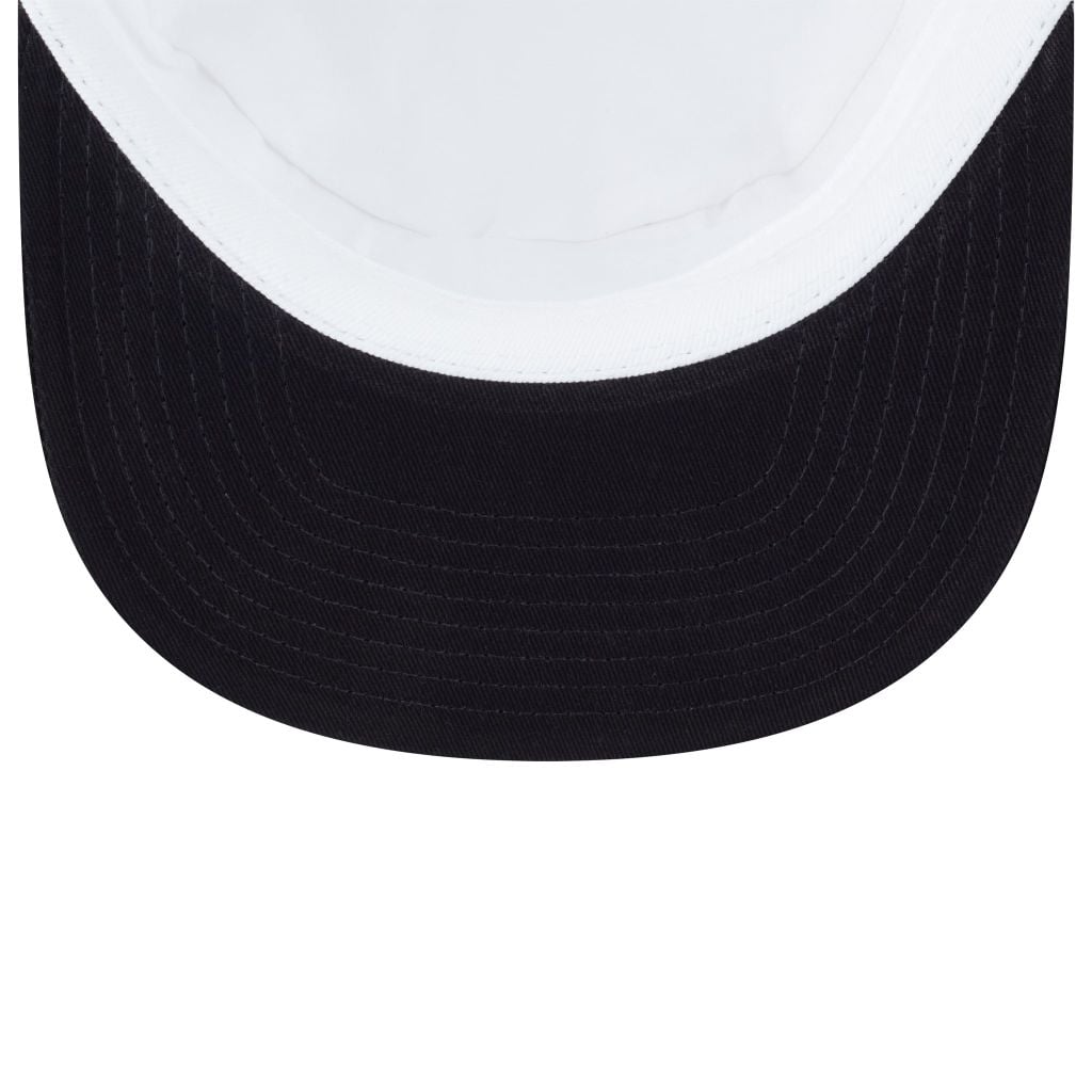 "WHENEVER " LA PILLBOX CAP / WHITE BLACK