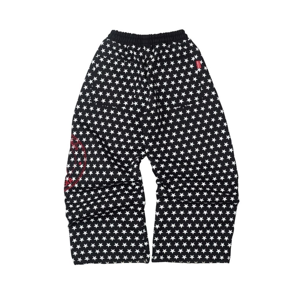 “WHENEVER” SUPER STAR SWEATPANTS / BLACK