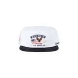 "WHENEVER " LA PILLBOX CAP / WHITE BLACK