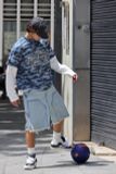 ÁO “WHENEVER” WAFFLE CAMO T-SHIRT / BLUE