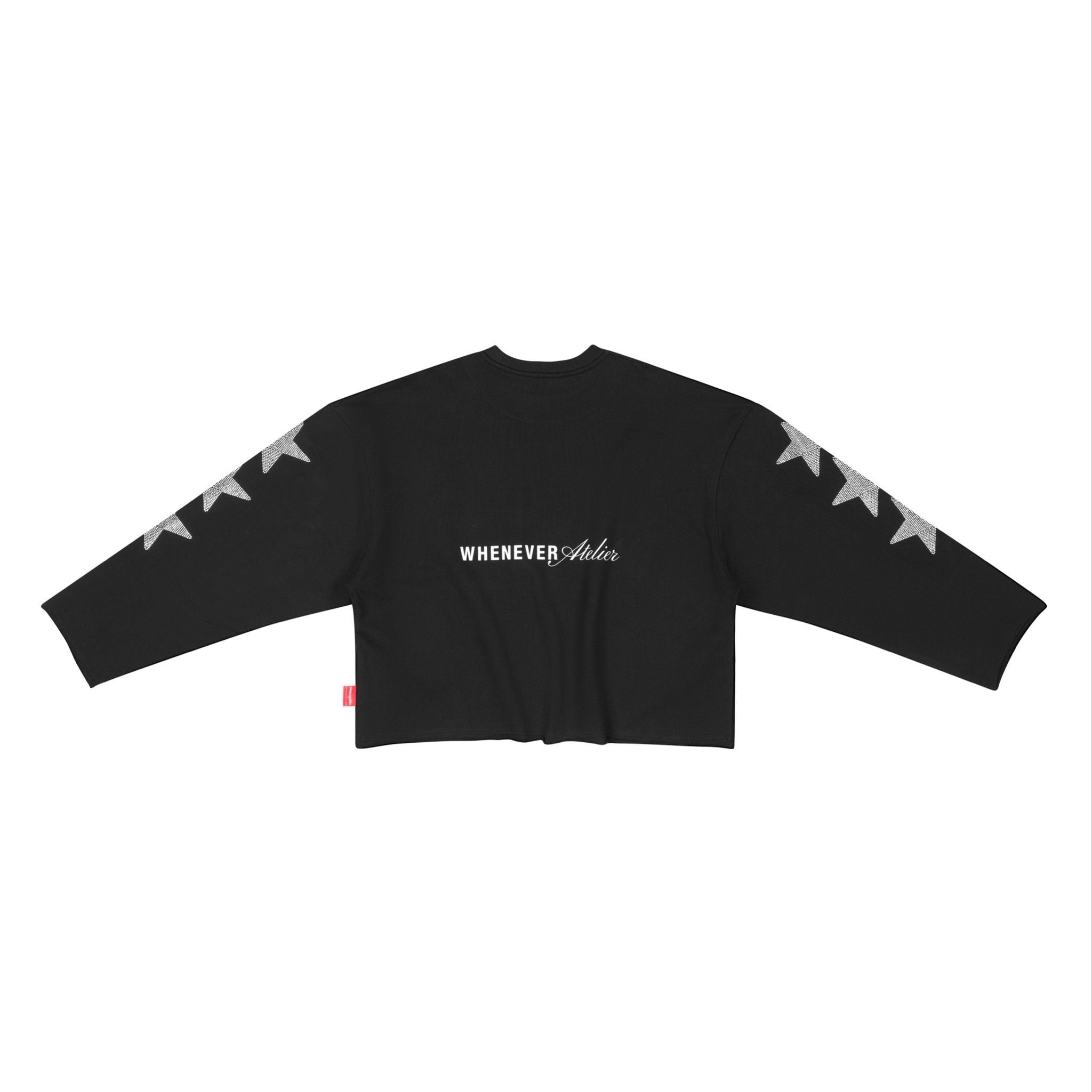 “WHENEVER” SUPER STAR LONGSLEEVE T-SHIRT / BLACK