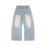 "WHENEVER" STAR WASH DENIM PANTS