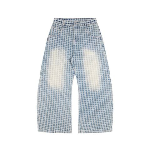 "WHENEVER" STAR WASH DENIM PANTS