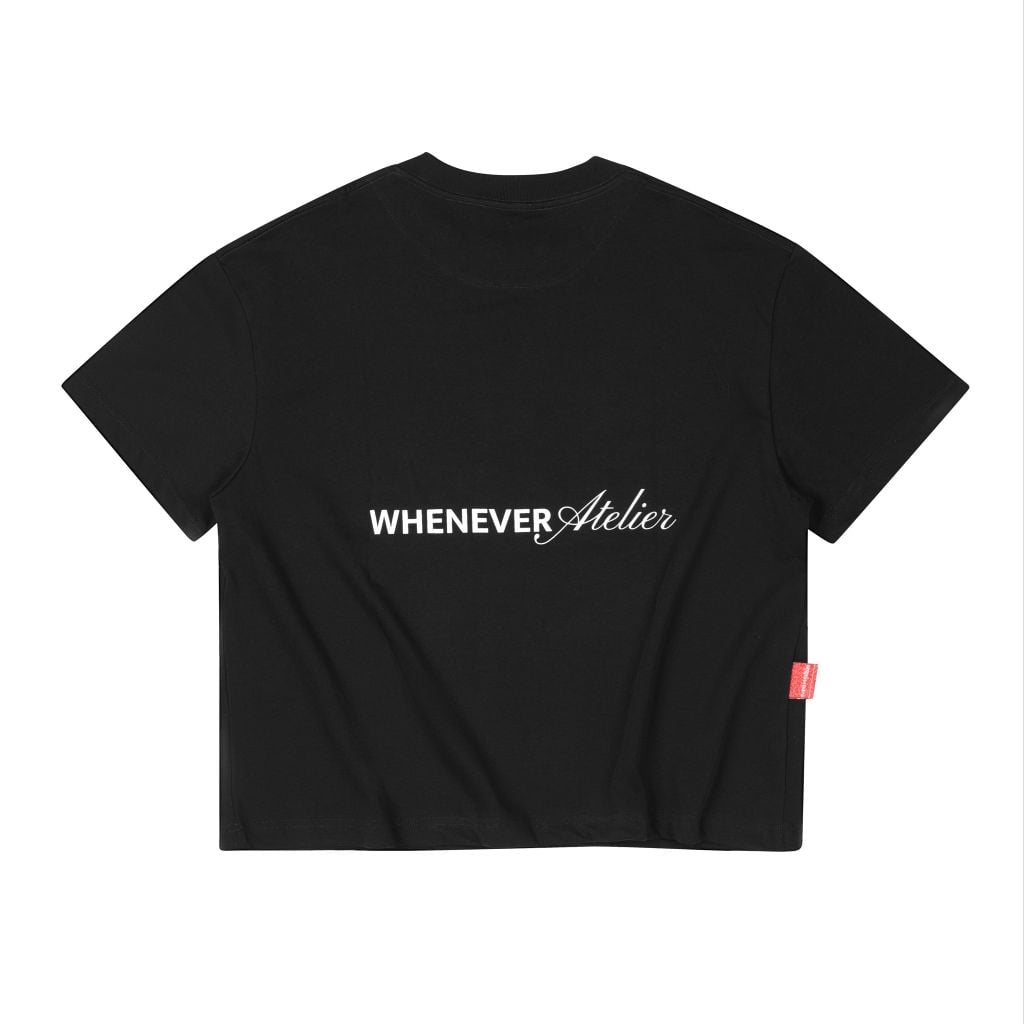 “WHENEVER"  CLUB T-SHIRT / BLACK