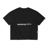 “WHENEVER"  CLUB T-SHIRT / BLACK